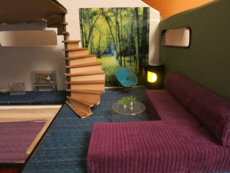 Kaminen har fått fyr och fungerar bra