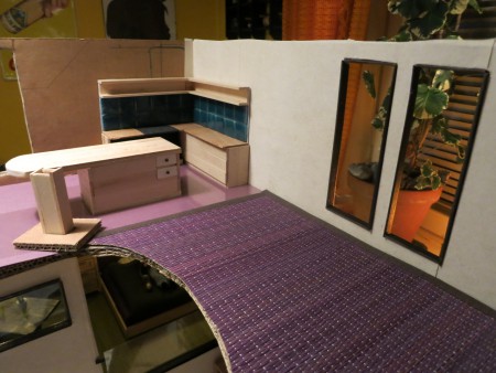 Köket kommer på plats. Spisfläkt och köksö är fortfarande under övervägning.