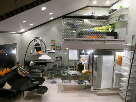 Takspottar monterade, samt taklister.  Valter gör grönsaksgratäng