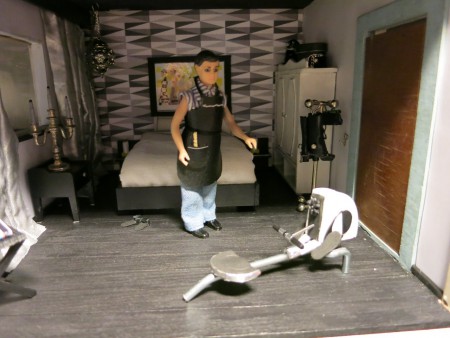 Roddmaskin och säng